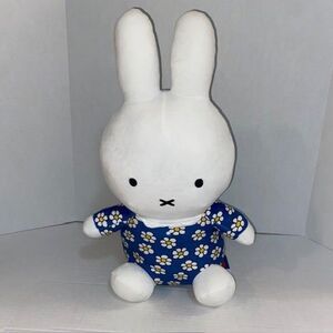 NEW w/ Tags Round1 Exclusive Miffy Blue Flower Dress 20" Plush